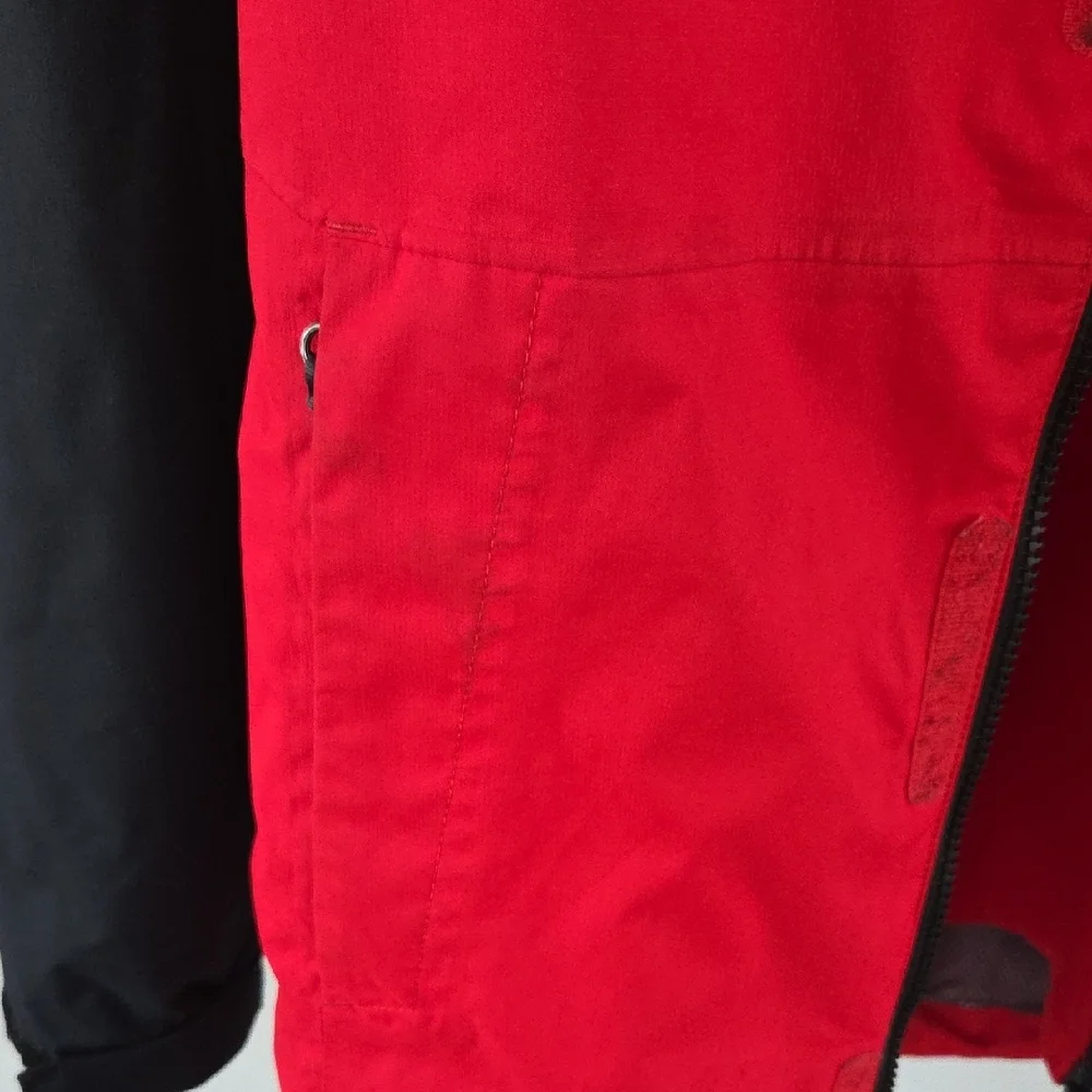2 In 1 The North Face Boys Size 14/16 Red and Black Performance Jacket & Fleece